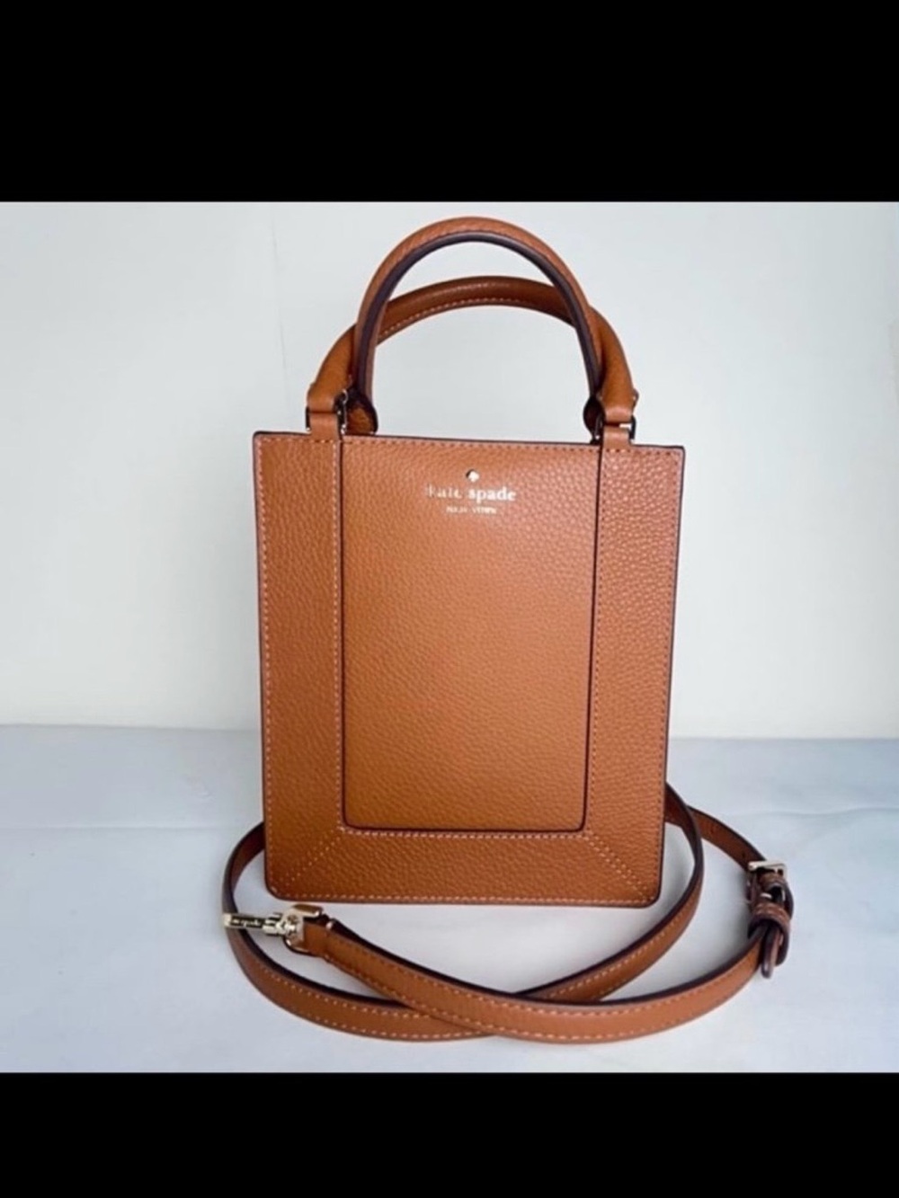 kate spade Tan Leather Mini Tote